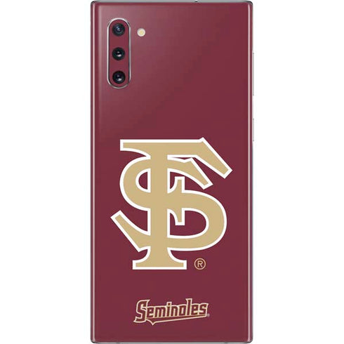 FSU Seminoles Initials Galaxy Note 10 Skin